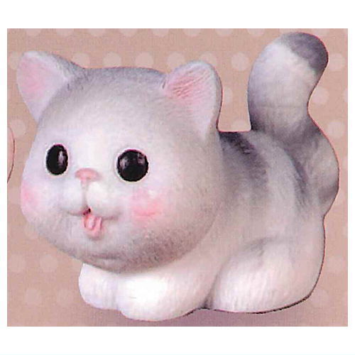 Potterri Cat Miniature Mascot [6.Gray cat (3)]