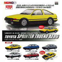 1/64 scale minicar MONO COLLECTION Toyota Sprinter Trueno AE86 [All 5 type set(Full Complete)]