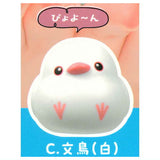 Tenohira de naichau!? Manmaru tenoridori mascot [3.Java sparrow (white)]