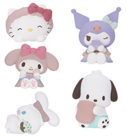 Sanrio Characters Home Time Figure Latte Color [All 5 type set(Full Complete)]