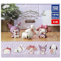 Sanrio Characters Home Time Figure Latte Color [All 5 type set(Full Complete)]