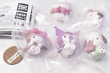 Sanrio Characters Home Time Figure Latte Color [All 5 type set(Full Complete)]