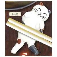 Nekobu Gorogoro Cat Chopstick Rest [1.Calico]