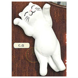 Nekobu Gorogoro Cat Chopstick Rest [3.White]