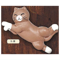 Nekobu Gorogoro Cat Chopstick Rest [4.Brown]