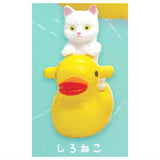 Potty cat miniature figure collection [2.White cat]