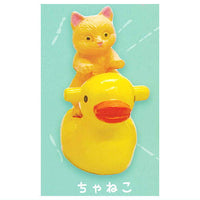 Potty cat miniature figure collection [4.Brown cat]