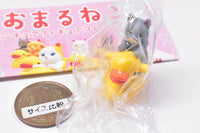 Potty cat miniature figure collection [5.Gray cat]