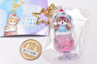mofusand x Sanrio Characters Soda Acrylic Keychain [2.Hangyodon]
