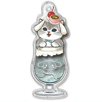mofusand x Sanrio Characters Soda Acrylic Keychain [4.Cinnamoroll]