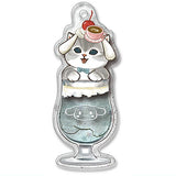 mofusand x Sanrio Characters Soda Acrylic Keychain [4.Cinnamoroll]