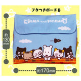 Tama & Friends Tote Bag & Pouch Collection [4.Pouch with lid B]