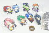 Deformed Rubber! SK8 the Infinity Keychain [All 8 type set(Full Complete)]
