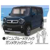 1/64 PLUS Suzuki Hustler NEW COLOR [2.Denim Blue Metallic Gun Metallic 2 Tone]