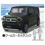 1/64 PLUS Suzuki Hustler NEW COLOR [3.Cool Khaki Metallic]
