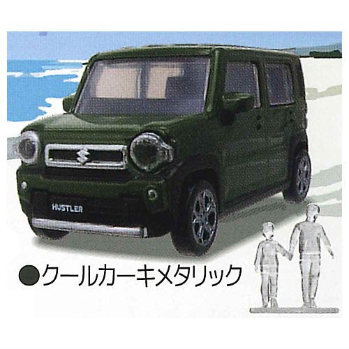 1/64 PLUS Suzuki Hustler NEW COLOR [3.Cool Khaki Metallic]