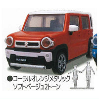 1/64 PLUS Suzuki Hustler NEW COLOR [4.Coral orange metallic soft beige 2 tone]
