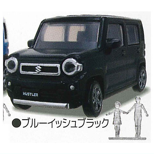1/64 PLUS Suzuki Hustler NEW COLOR [6.Bluish Black]