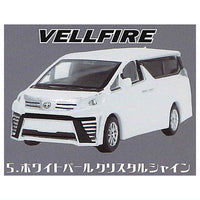 Alphard Vellfire 1/87 Scale Collection [5.Vellfire White Pearl Crystal Shine]