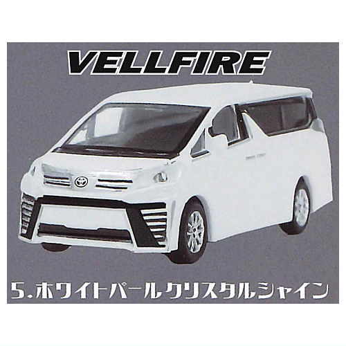 Alphard Vellfire 1/87 Scale Collection [5.Vellfire White Pearl Crystal Shine]