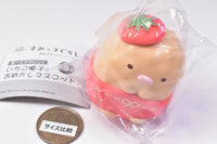 Sumikkogurashi Narabete kawaii! Strawberry hat de omekashi mascot [1.Tonkatsu]