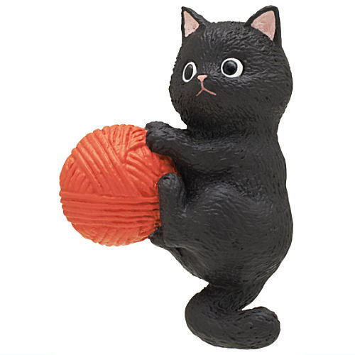 cat puzzle magnet [4.Black]