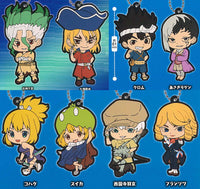 Dr.STONE rubber key chain Part.2 [All 8 type set(Full Complete)]