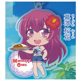 Goddess cafe terrace deformed acrylic key chain [1.Ouka Makuzawa]