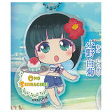 Goddess cafe terrace deformed acrylic key chain [2.Shiragiku Ono]