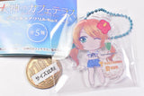 Goddess cafe terrace deformed acrylic key chain [4.Riho Tsukishima]