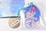 Goddess cafe terrace deformed acrylic key chain [5.Ami Tsuruga]