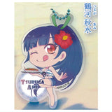 Goddess cafe terrace deformed acrylic key chain [5.Ami Tsuruga]