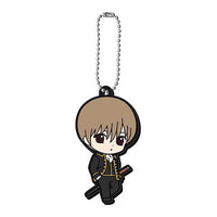 Gintama Capsule Rubber Mascot Gashapon ha akerumaegaichiban tanoshii [5.Sougo Okita]