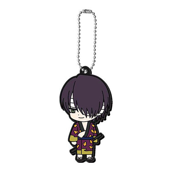 Gintama Capsule Rubber Mascot Gashapon ha akerumaegaichiban tanoshii [7.Shinsuke Takasugi]