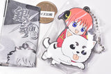 Gintama Capsule Rubber Mascot Gashapon ha akerumaegaichiban tanoshii [9.Kagura & Sadaharu]