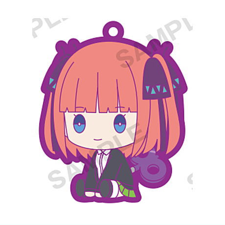 The Quintessential Quintuplets petattonejimaki rubber strap [2.Nino Nakano]