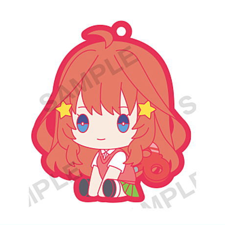 The Quintessential Quintuplets petattonejimaki rubber strap [5.Itsuki Nakano]