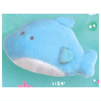 Tsuburana hitomi no Aquarium Plush Badge Emerald Green [2.Dolphin]