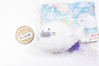 Tsuburana hitomi no Aquarium Plush Badge Emerald Green [4.Seal]