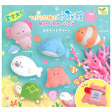 Tsuburana hitomi no Aquarium Plush Badge Emerald Green [All 6 type set(Full Complete)]