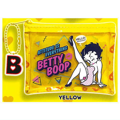 Betty Boop clear pouch [2.YELLOW]
