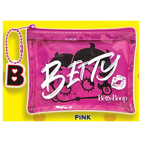 Betty Boop clear pouch [3.PINK]