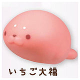 Mochipuni Seal Daifuku Mascot [3.Strawberry Daifuku]