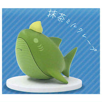 Leonarudo Shark cake shop mascot [5.Matcha milk crepe]