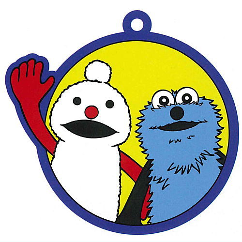 PUPPET SUNSUN capsule rubber keychain [3.NONNON&SUNSUN]