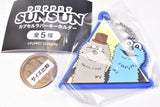 PUPPET SUNSUN capsule rubber keychain [5.ZONZON&SUNSUN]