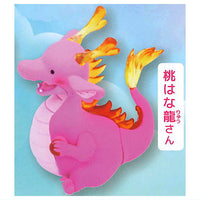 Rainbow Dragon Mascot Figure [2.Peach flower dragon]