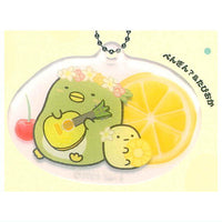 Sumikkogurashi Juicy! Pukkuri clear key chain [2.Penguin? & Tapioca]