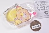 Sumikkogurashi Juicy! Pukkuri clear key chain [3.Tonkatsu and Ebifurai no Shippo & Ajifurai no Shippo]