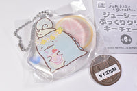 Sumikkogurashi Juicy! Pukkuri clear key chain [5.Tokage & Nisetsumuri]